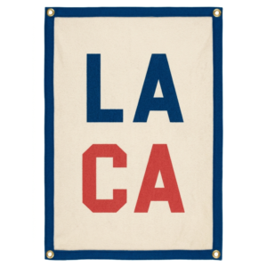 city flag wall decor – los angeles, california